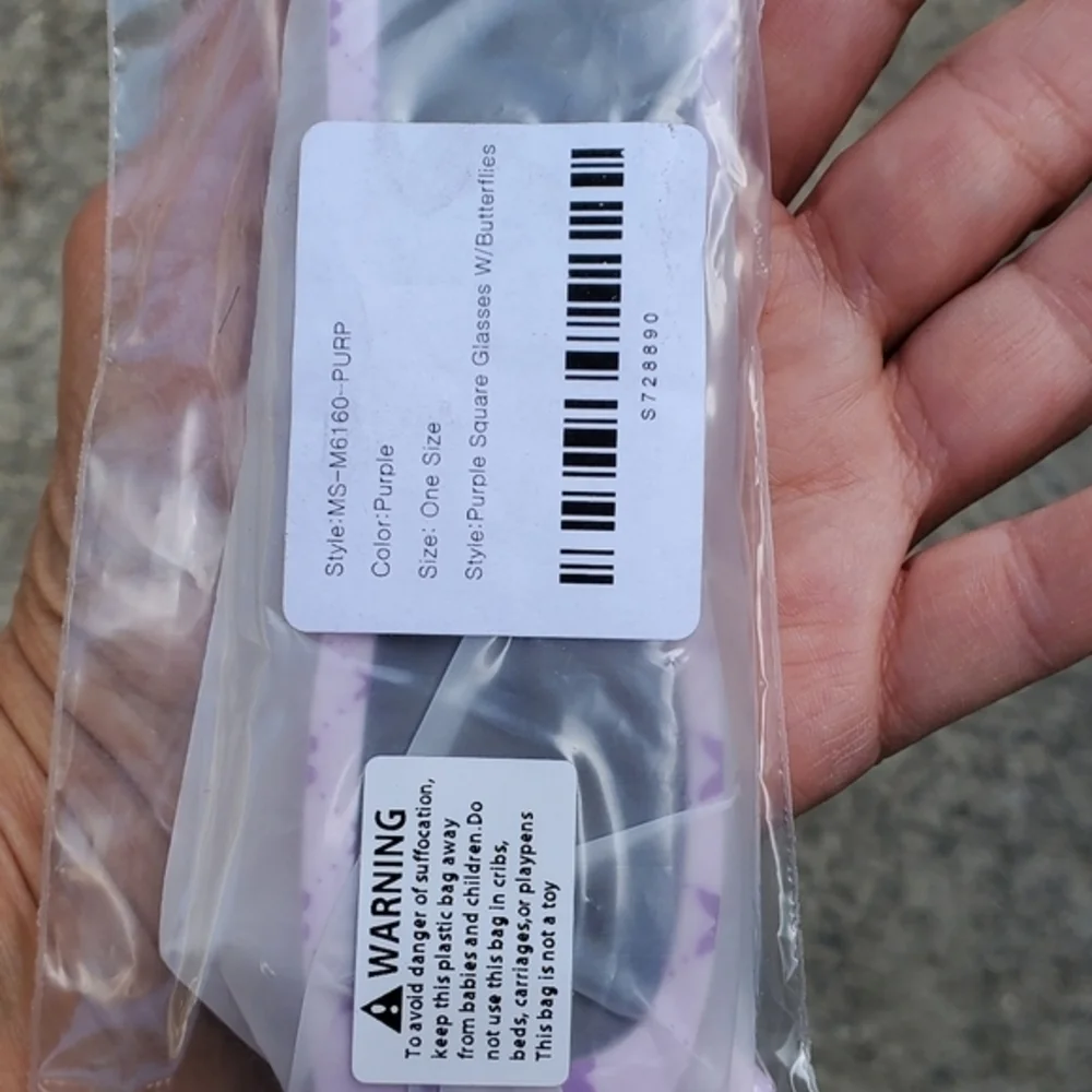 Dolls Kill Purple Butterfly Sunglasses‎ NWT